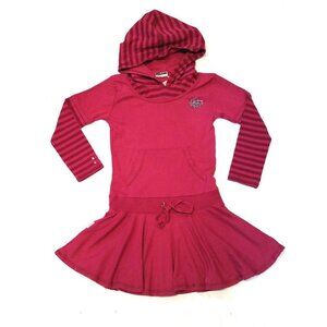 sz 6X Wild Mango 100% Cotton Girls Hooded Tunic Dress School Fall